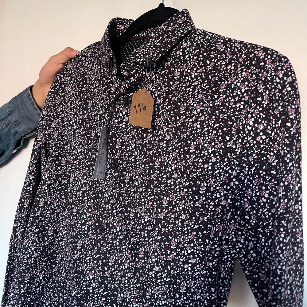 Extra Small River Island Brand New Shirt with Floral Pattern